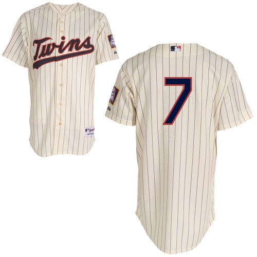 Classic Design Minnesota Twins 7 Joe Mauer Cream Cool Base MLB Jersey Baseball MLB Jerseys